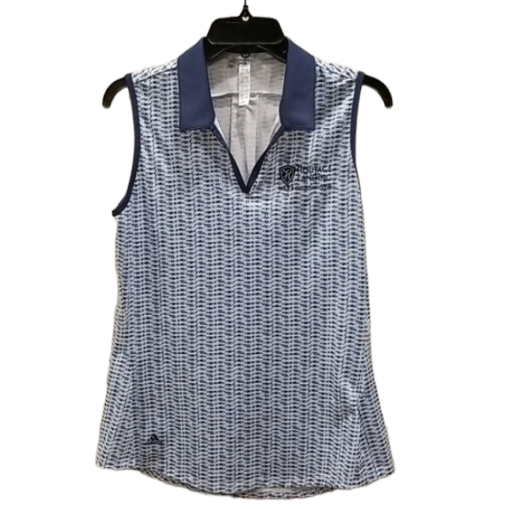 Adidas womans sleeveless golf polo, size medium.